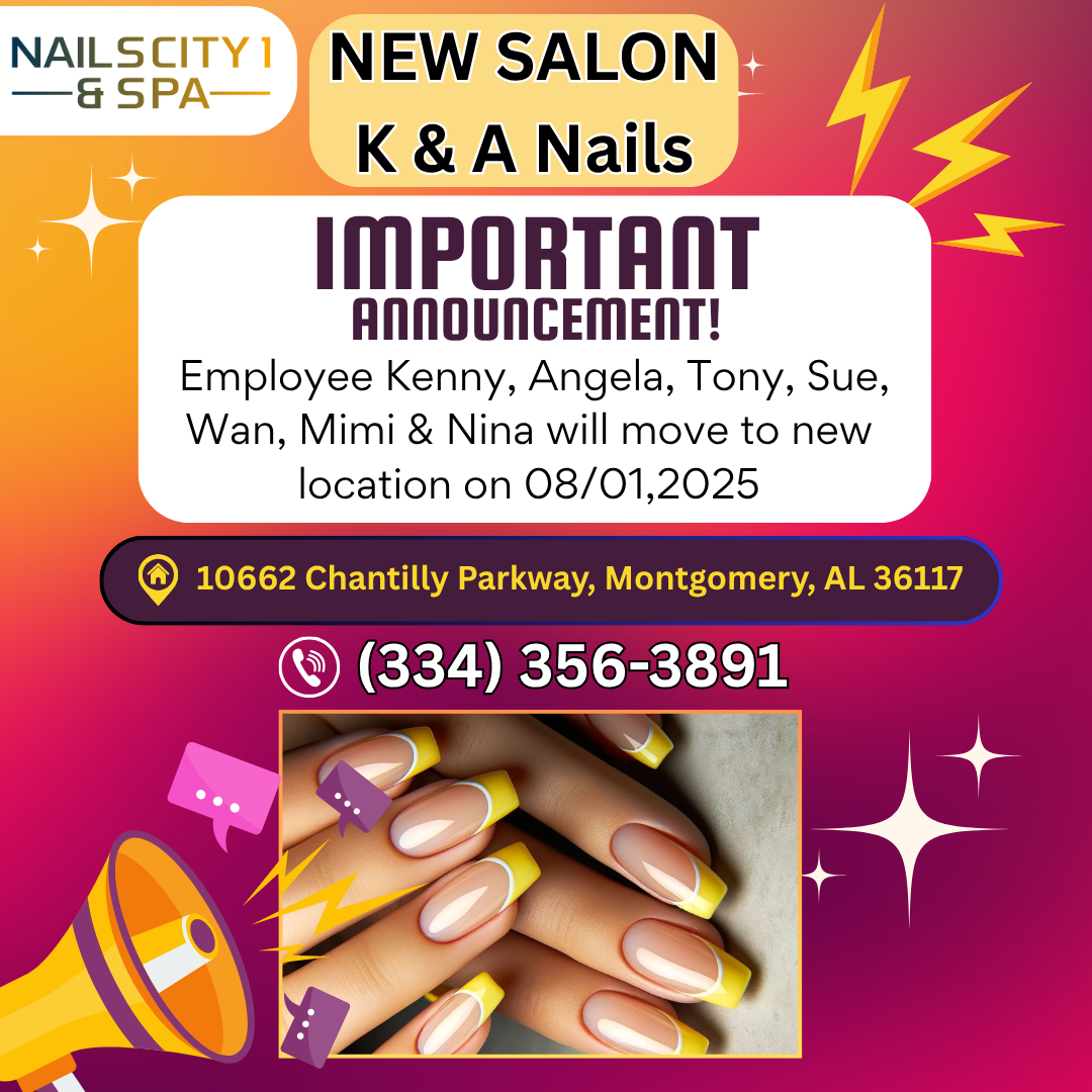 Home Nail Salon 36106 NAILS CITY 1 Montgomery AL 36106