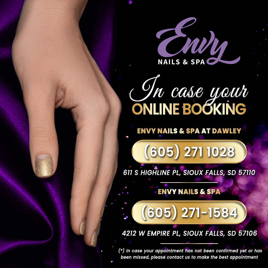 Home Nail Salon 57106 ENVY NAILS SPA Sioux Falls City SD 57106 Home Nail Salon 57106 ENVY NAILS SPA Sioux Falls City SD 57106