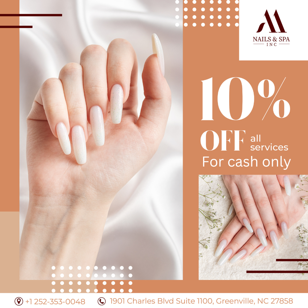 Home Nail Salon In Greenville AA Nails And Spa NC 27858