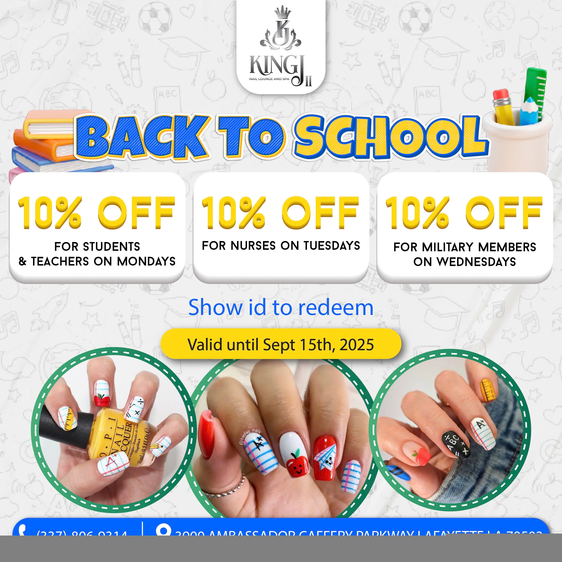 Home Nails Salon 70503 King J Nail Lounge Spa II Lafayette LA 70503