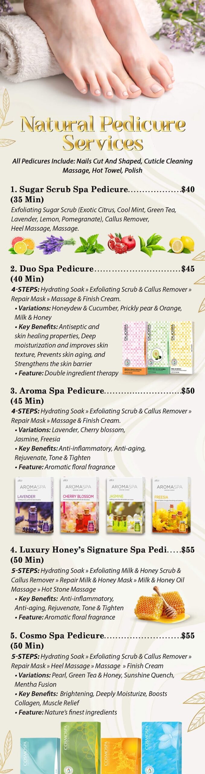 Honey Nails Spa Harrisburg PA My Salon Menu