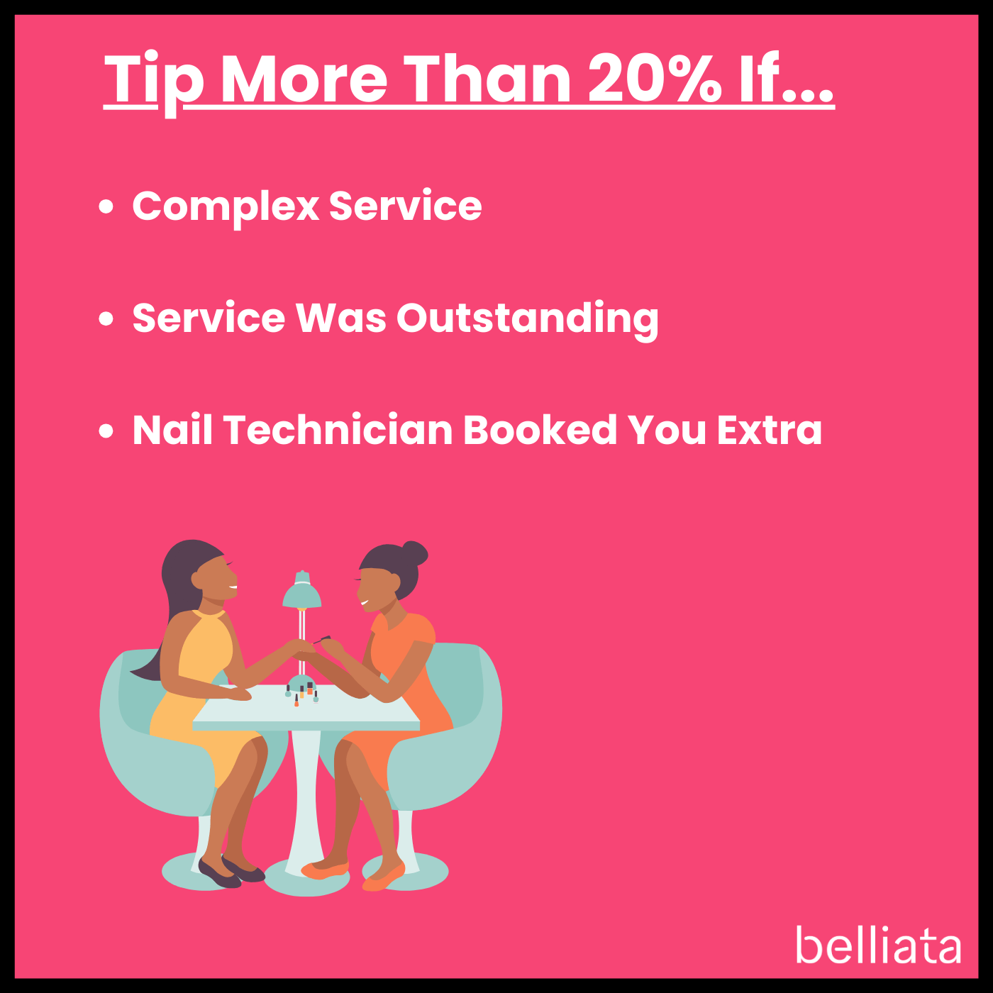 How Much To Tip At Nail Salon In 2025 Belliata