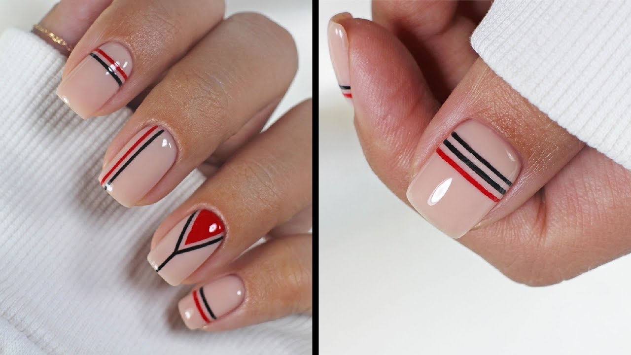 line nail art designs