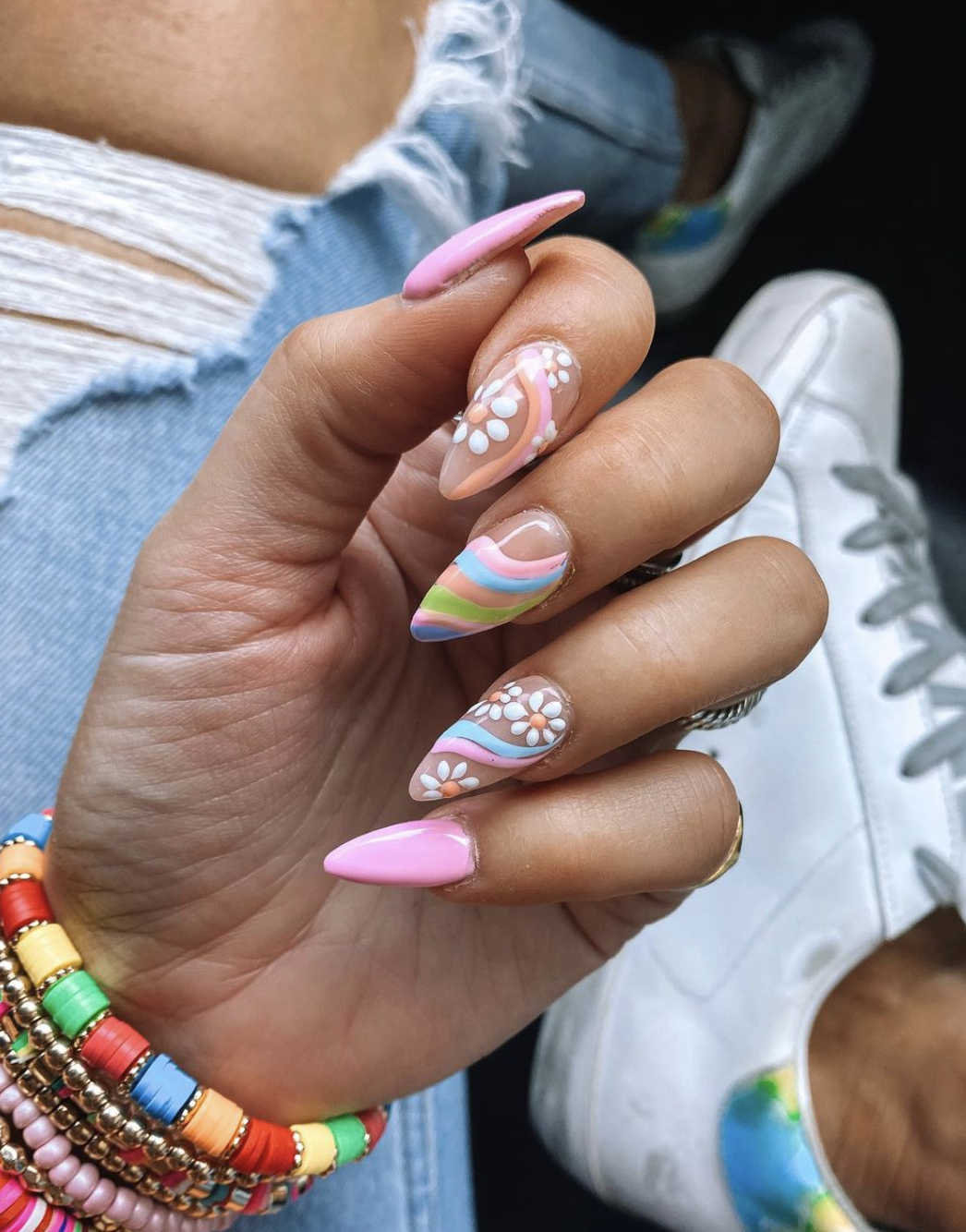 In Full Bloom 30 Spring Almond Nail Designs To Love Nailz In Bloom