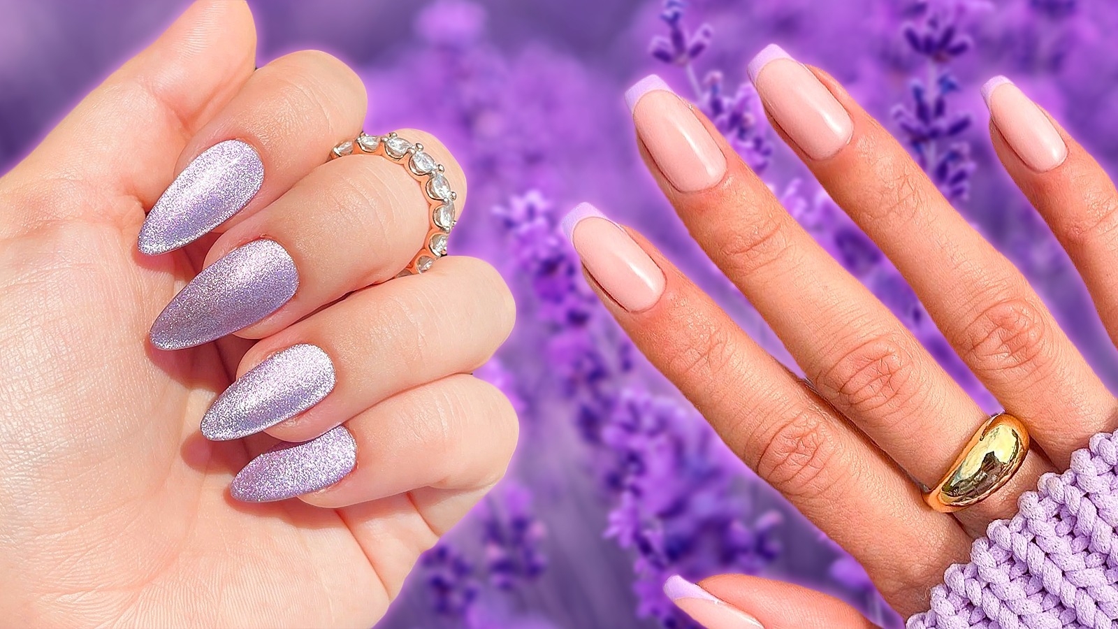purple nail inspo