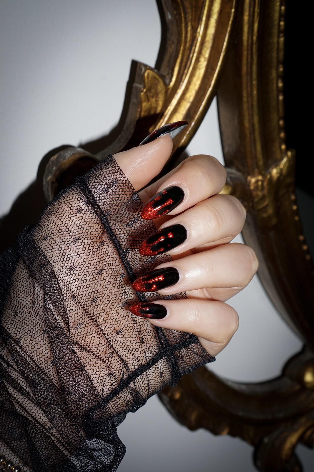 Manicure Of The Month Halloween Blood Drip Nails Living After Midnite