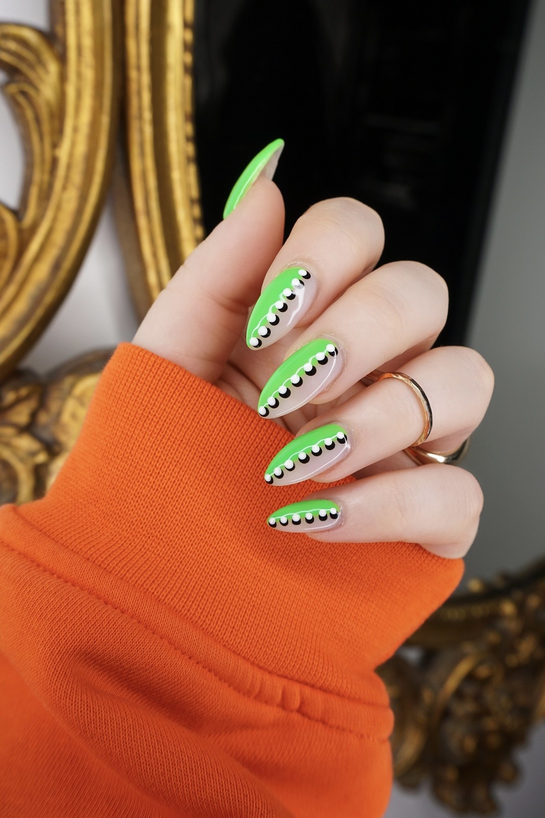 Manicure Of The Month Neon Green Nails Living After Midnite