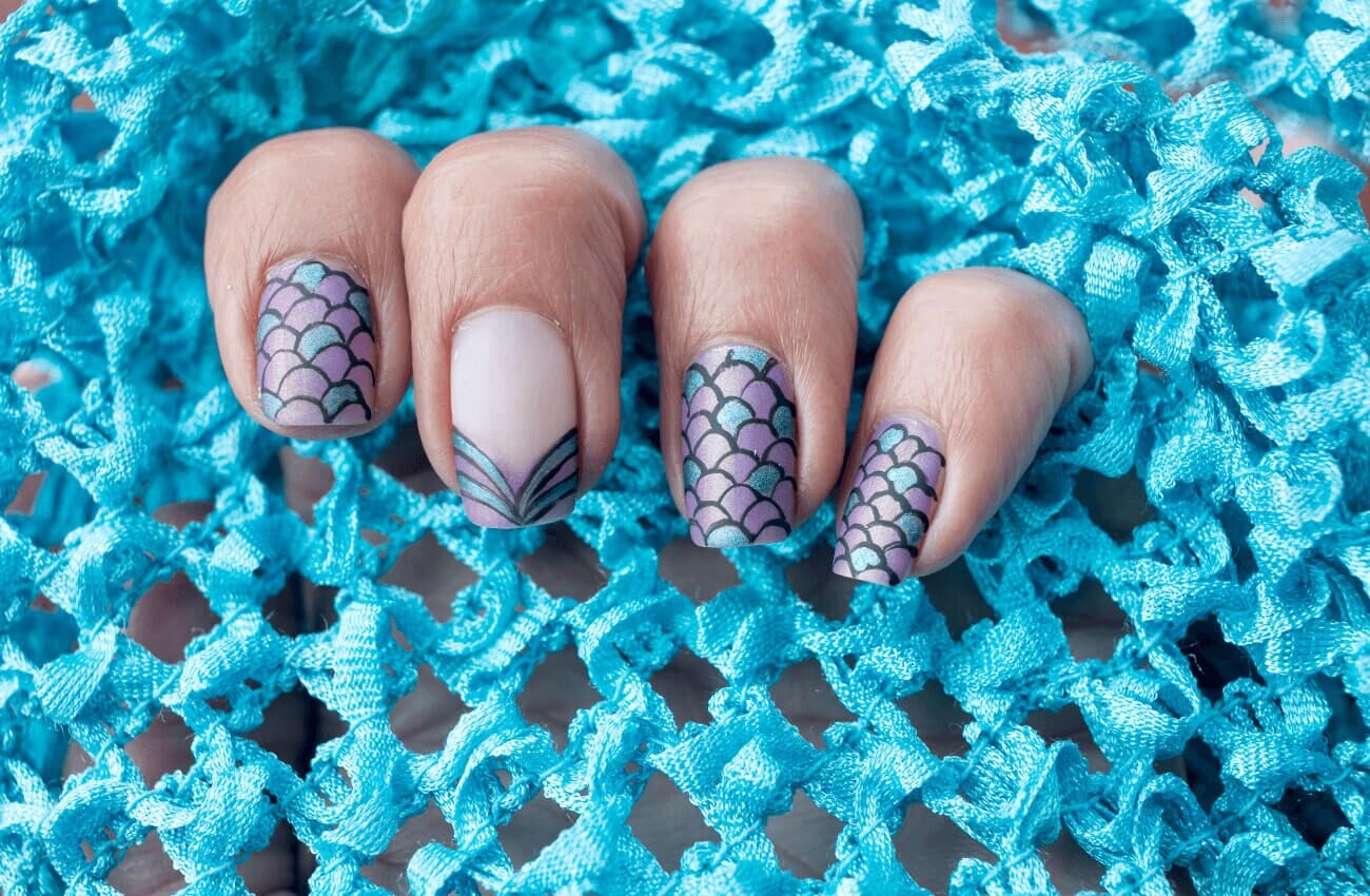 Mermaid Nails Dive Into The Mermaid Nail Trend