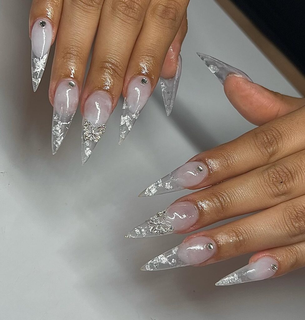 Minimalist Magic 14 Crystal Clear Nail Designs