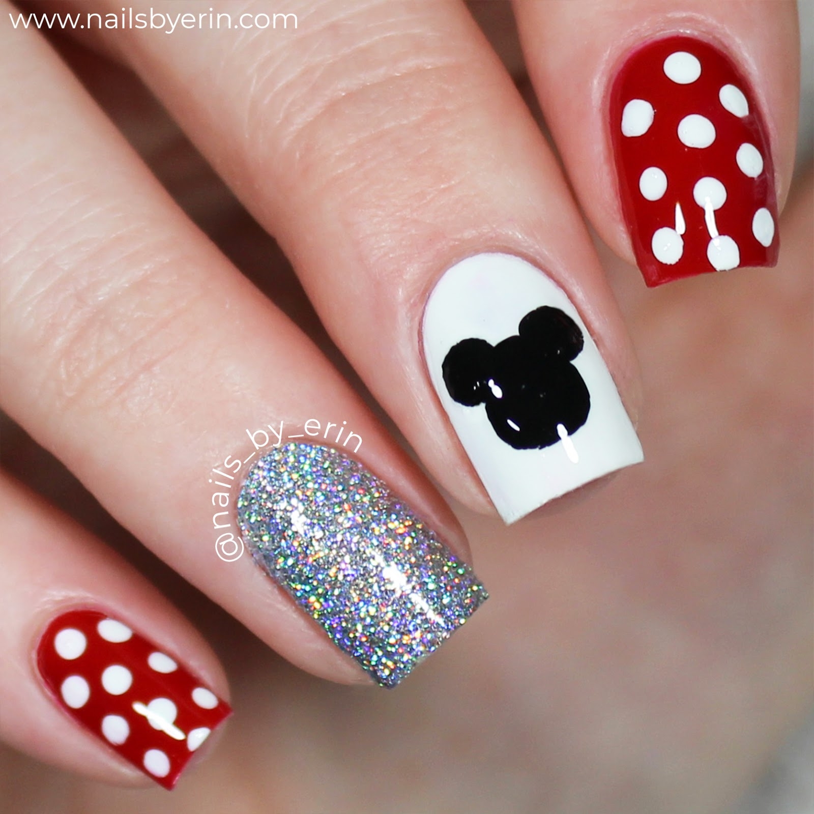 Minnie And Mickey Mouse Nails 2018 Edition NailsByErin