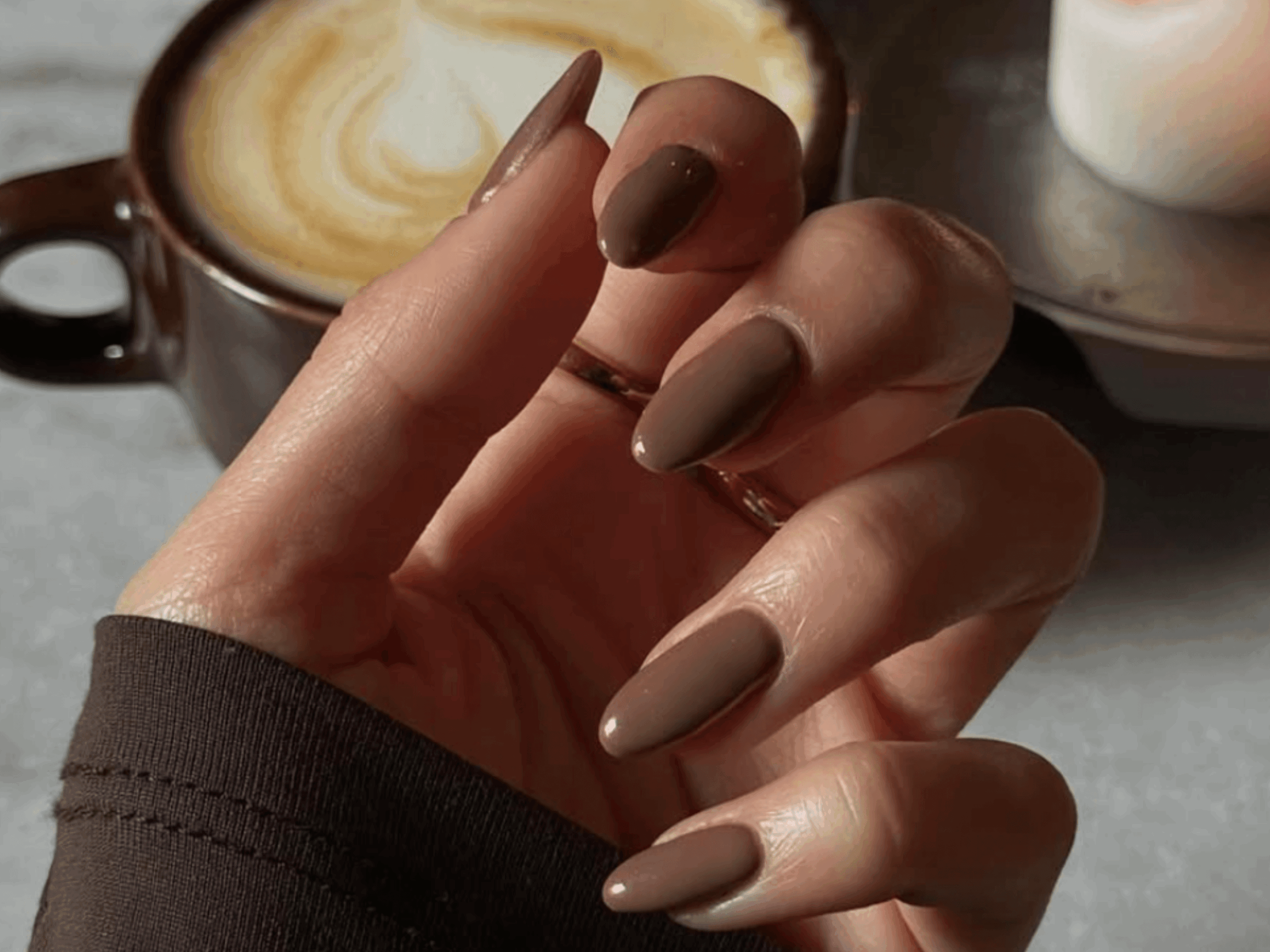 Mocha Mousse Nails Are The Must Try Manicure Trend For 2025 Glamour