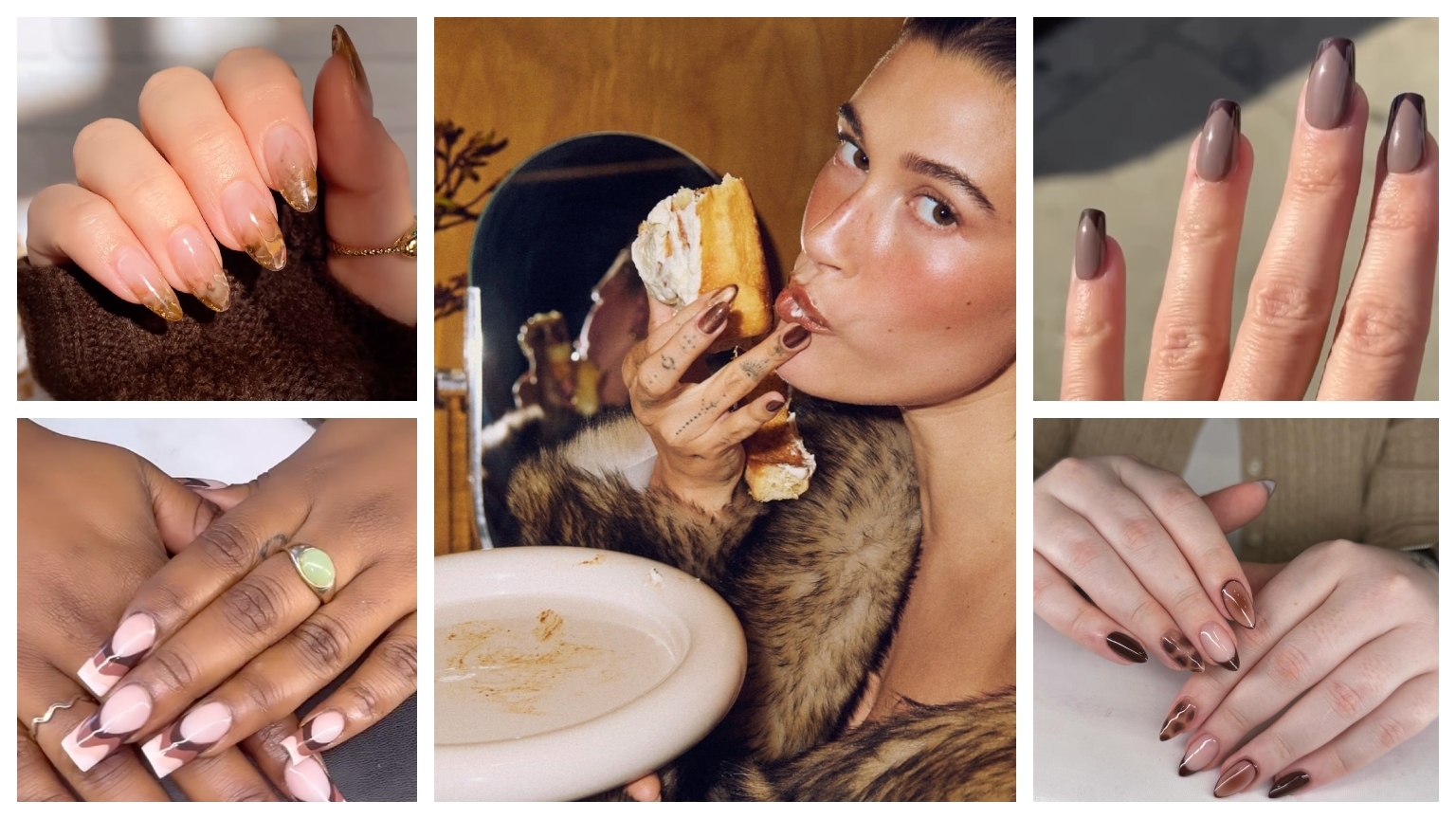 Mocha Mousse Nails Are Winter s Most Luxurious Manicure Trend Marie Claire