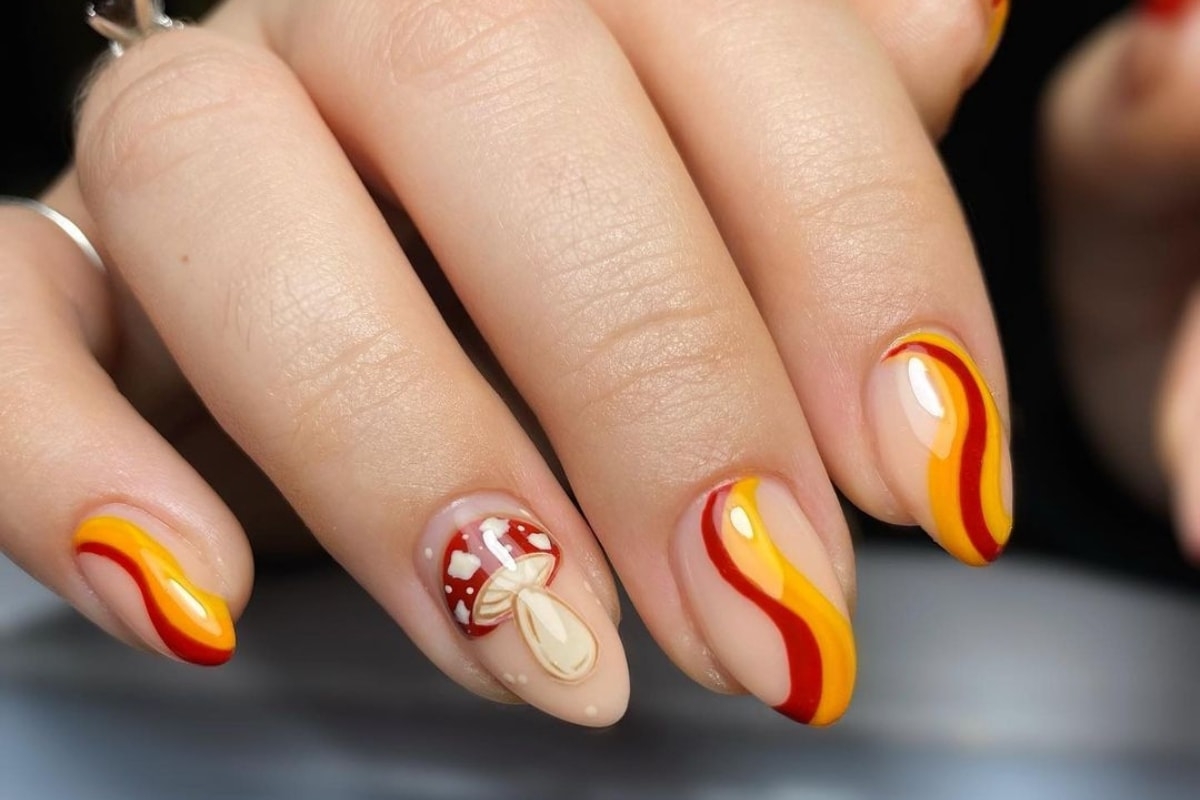 Mushroom Nail Art 35 Fairytale Fungi Looks That Are Trending This Autumn Scratch