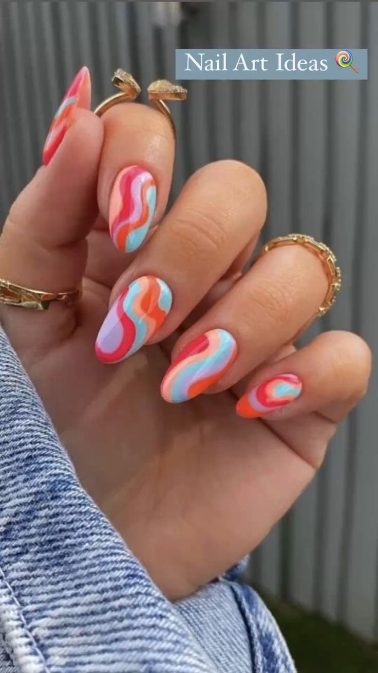 Nail Art Ideas New Nail Inspo Stylish Nails Colorful Nails Fun Nails Unique Nails Pretty Nails