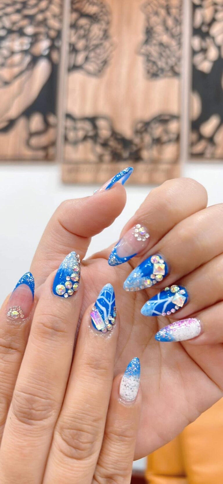Nail Art SNS Dipping Acrylic Tiamo Nails Beauty Salon