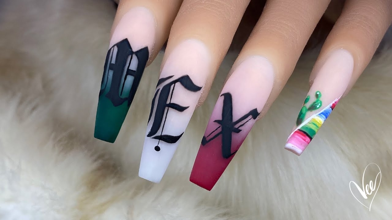mexican nail designs