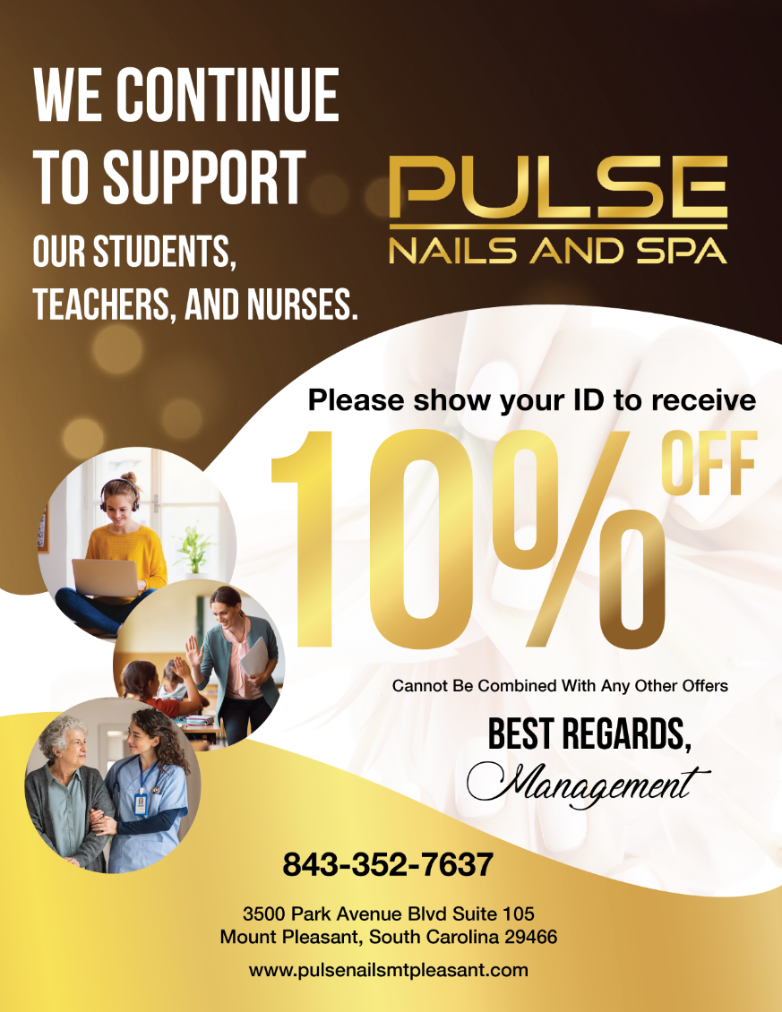 Nail Salon 29466 Pulse Nails And Spa Of Mount Pleasant South Carolina 29466 Gel Manicure Dipping Powder Organic Pedicure Acrylic Nail Waxing