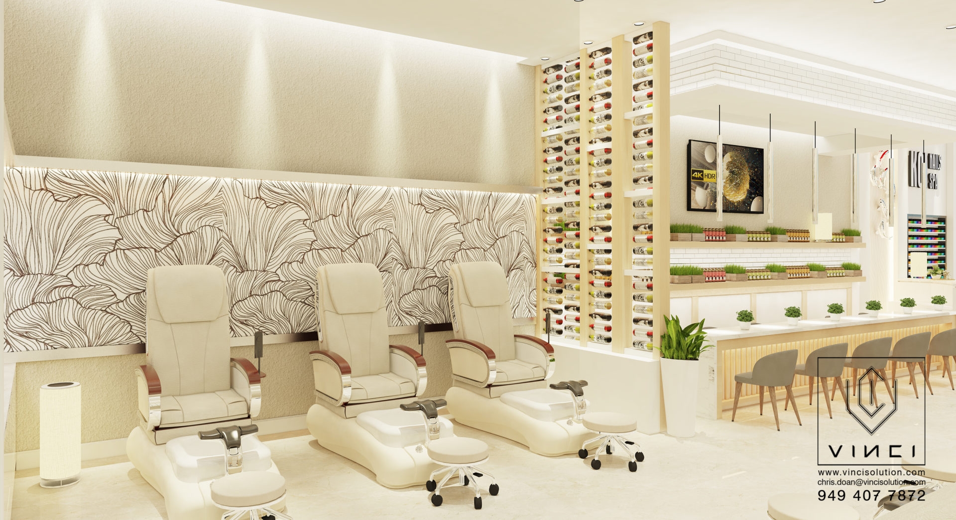 Nail Spas Lounges VINCI SOLUTION INC
