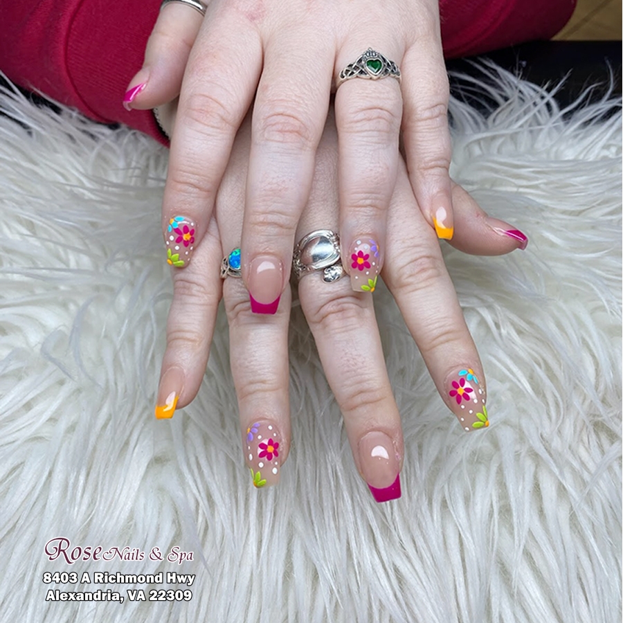 Nails Salon 22309 Rose Nails Spa Nail Salon In Potomac Square Alexandria VA 22309