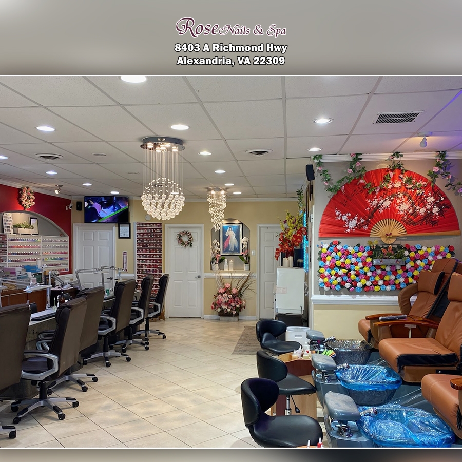 Nails Salon 22309 Rose Nails Spa Nail Salon In Potomac Square Alexandria VA 22309
