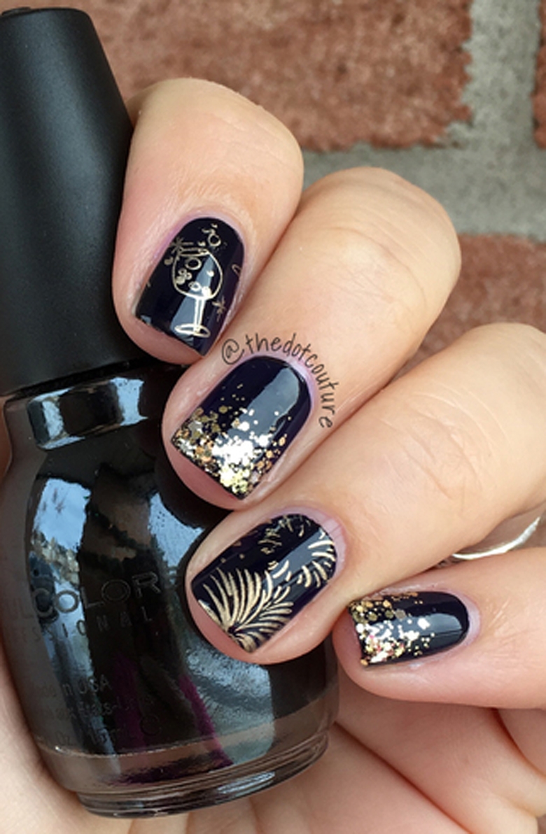 New Year s Eve And Beyond Party Nail Art Cute Girls Hairstyles