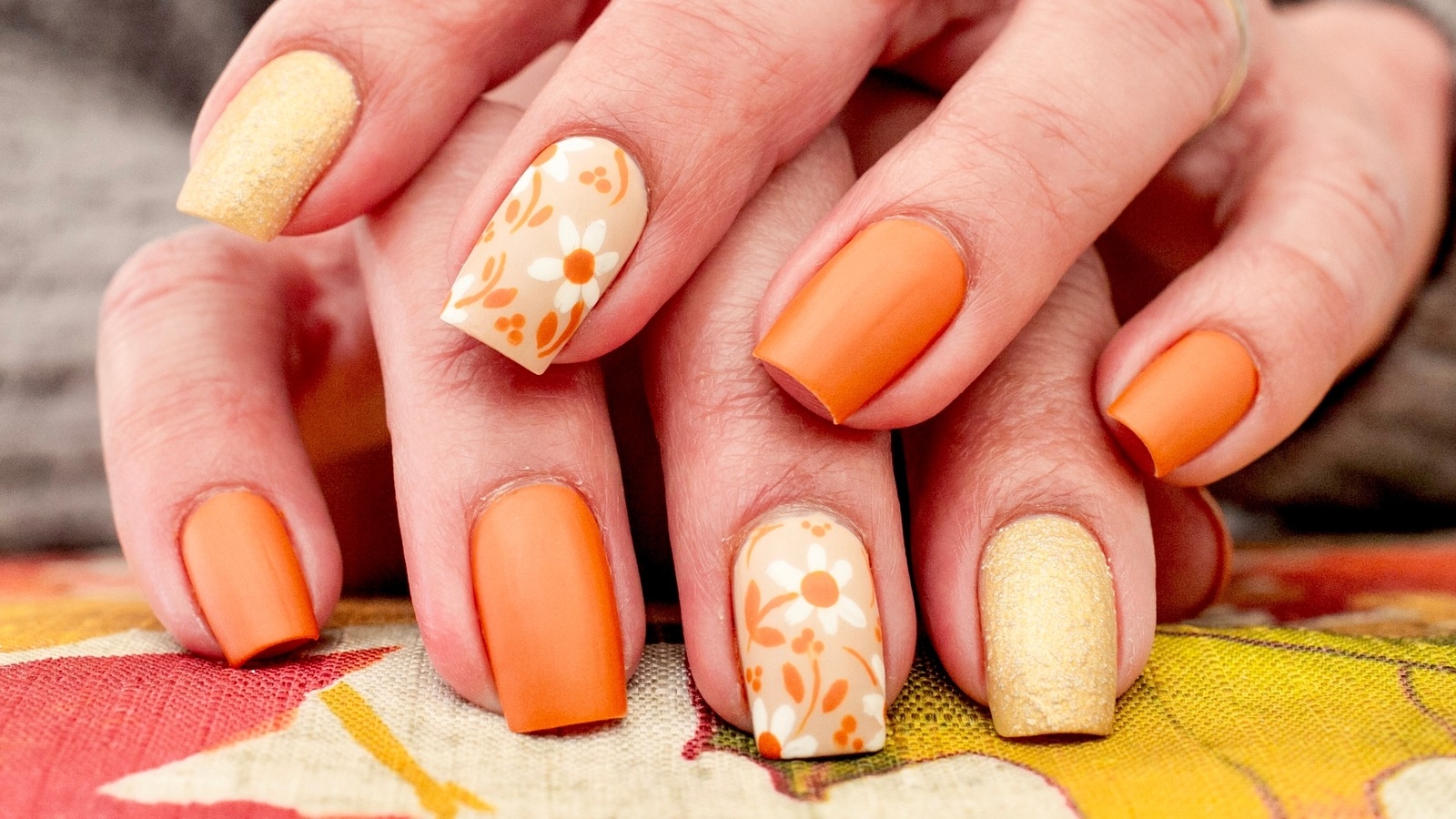 Orange Mani Inspo For Your Next Nail Appointment