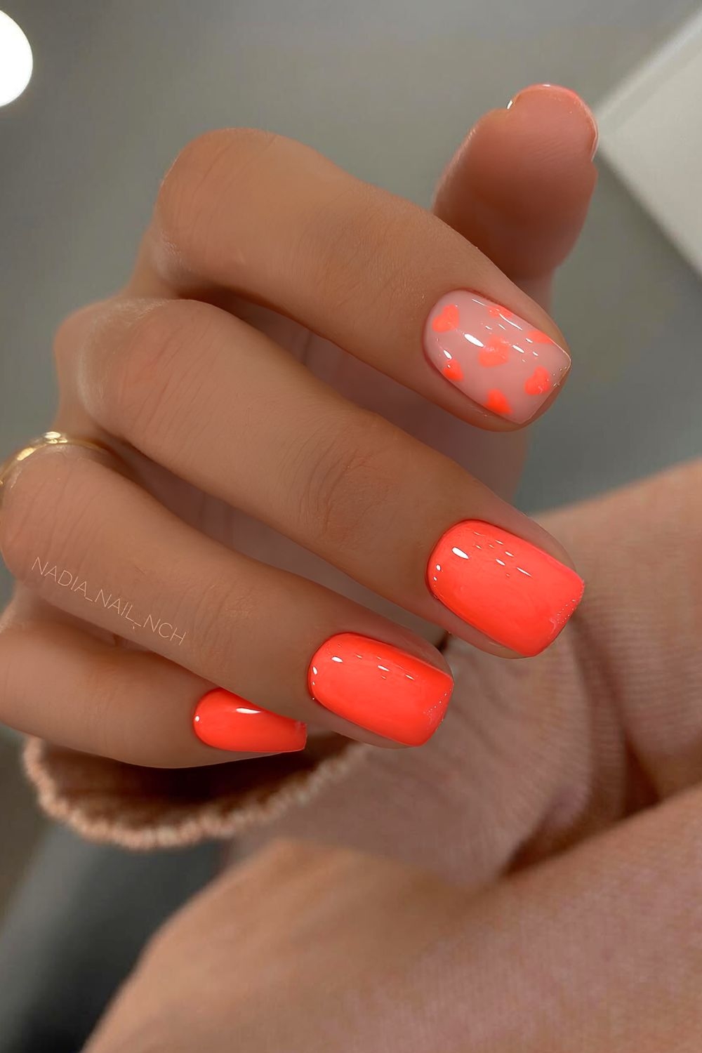 Orange Nail Theory The Viral Trend Inspo Pics