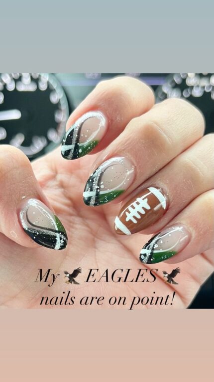 Eagles Nail Designs