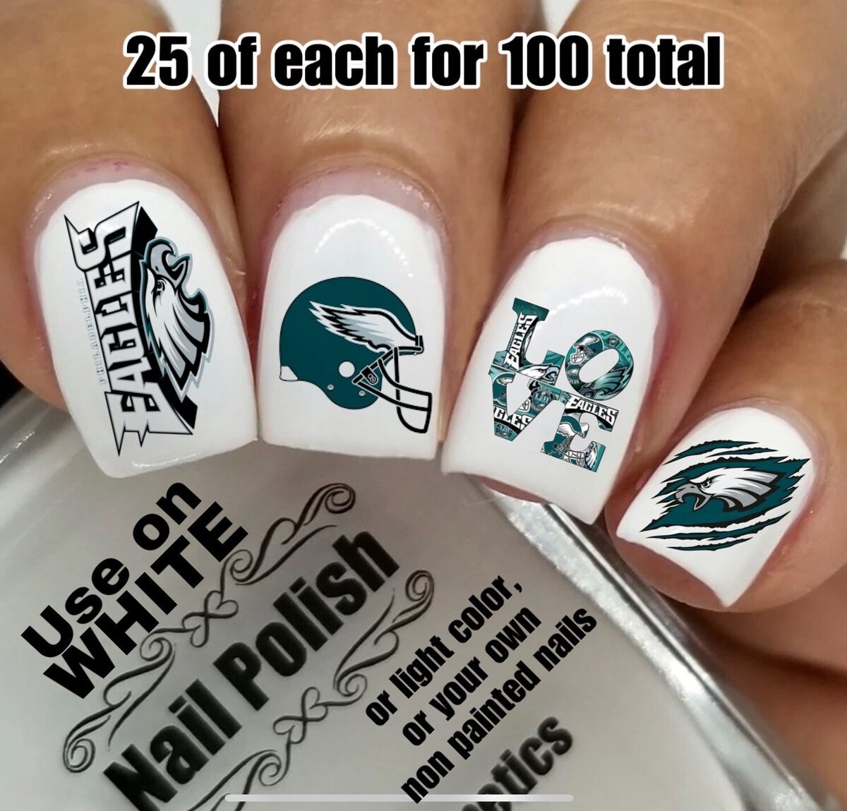 eagles nail designs