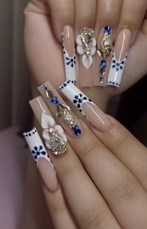 Pin By Fanyy On Baddie Nails Mexican Nails Unique Acrylic Nails Pink Acrylic Nails