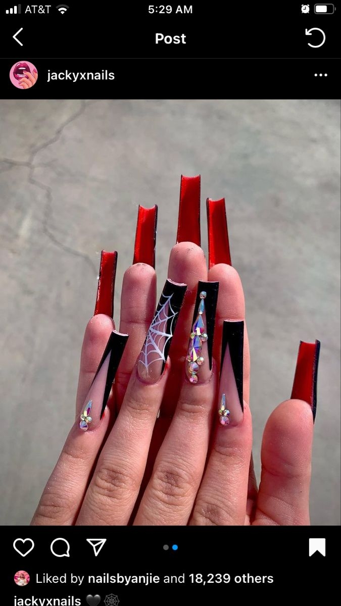 Pin By Ileri Debo AfonjA On Nails Inspo Long Acrylic Nails Long Square Acrylic Nails Red Acrylic Nails