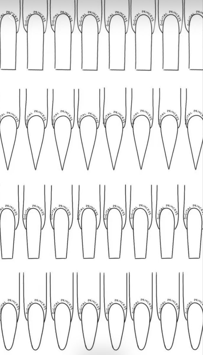 Pin By Vianey On Cosas Que Comprar Printable Nail Art Templates Printable Nail Art Printable Nail Art Practice Sheet