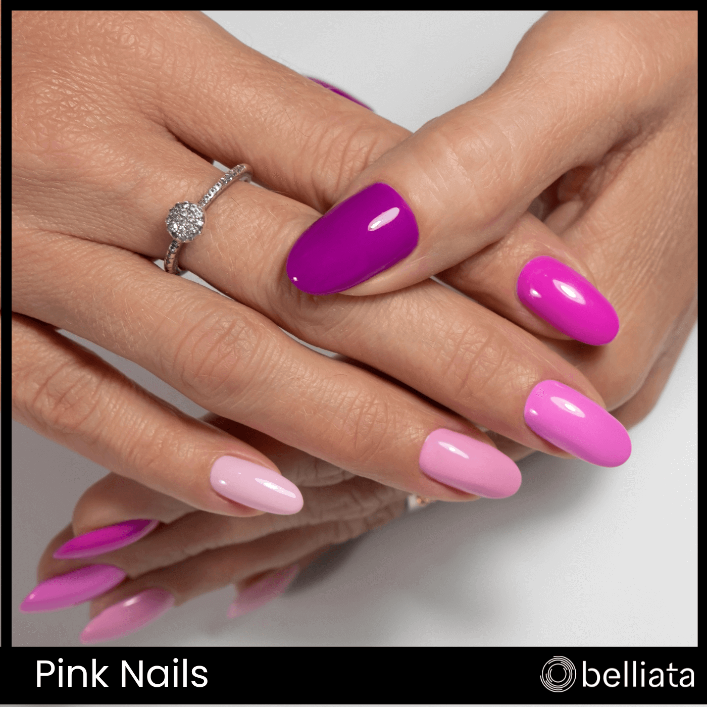 elegant pink nail designs