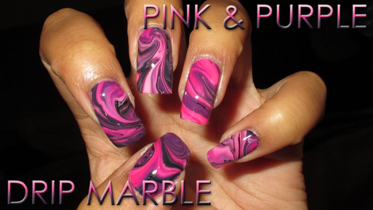 Nail Art Designs Pink And Purple