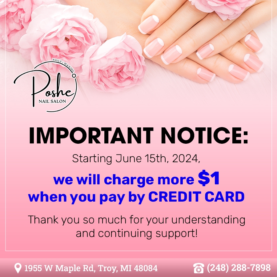 Poshe Nail Salon In Troy MI 48084 Near Walmart Supercenter