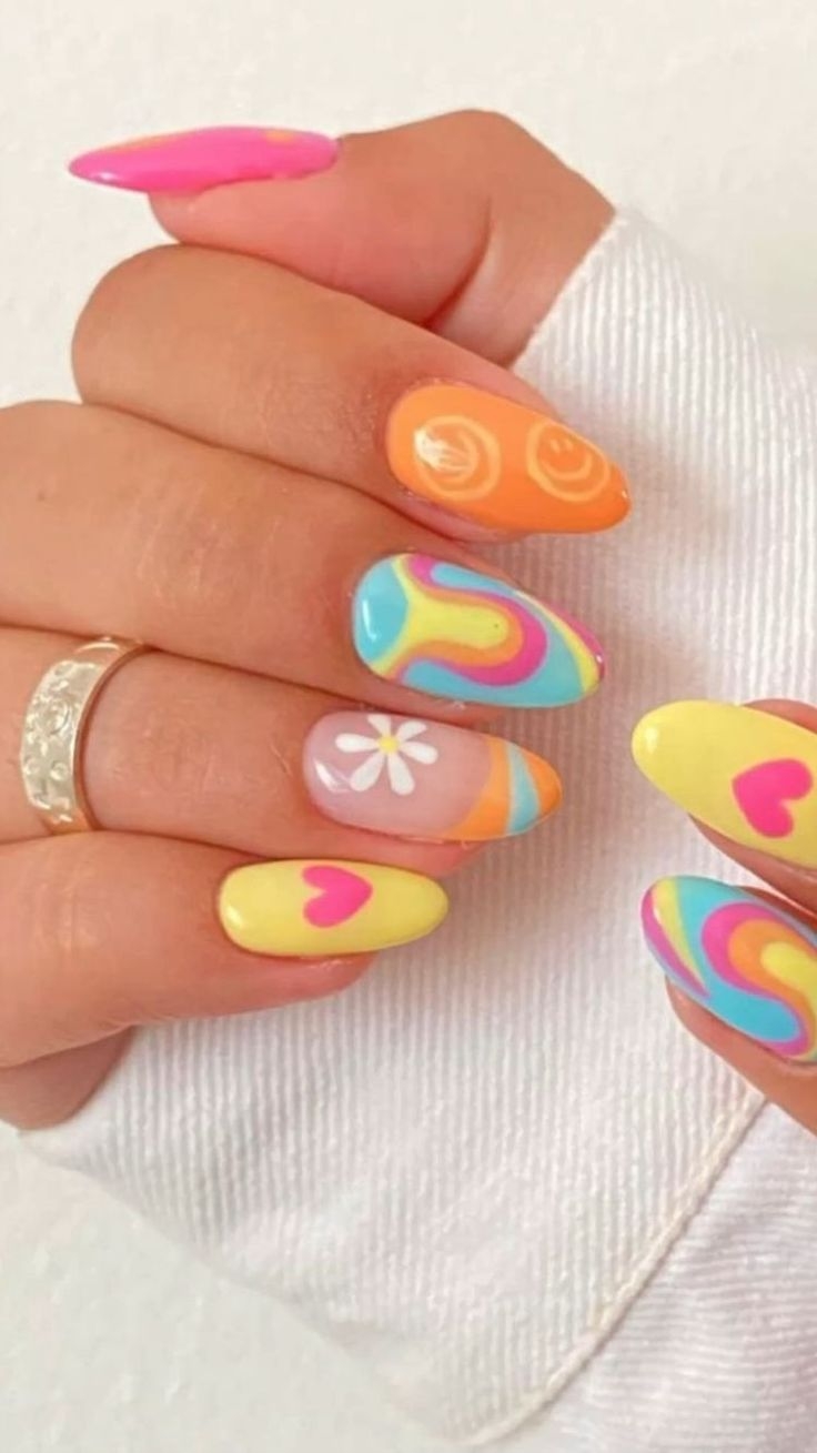 nail inspo preppy