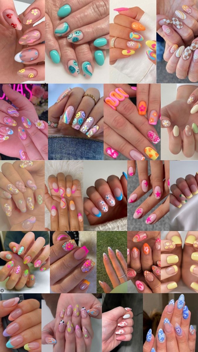 Preppy Nail Inspo In 2025 Really Cute Nails Cute Summer Nails School Nails
