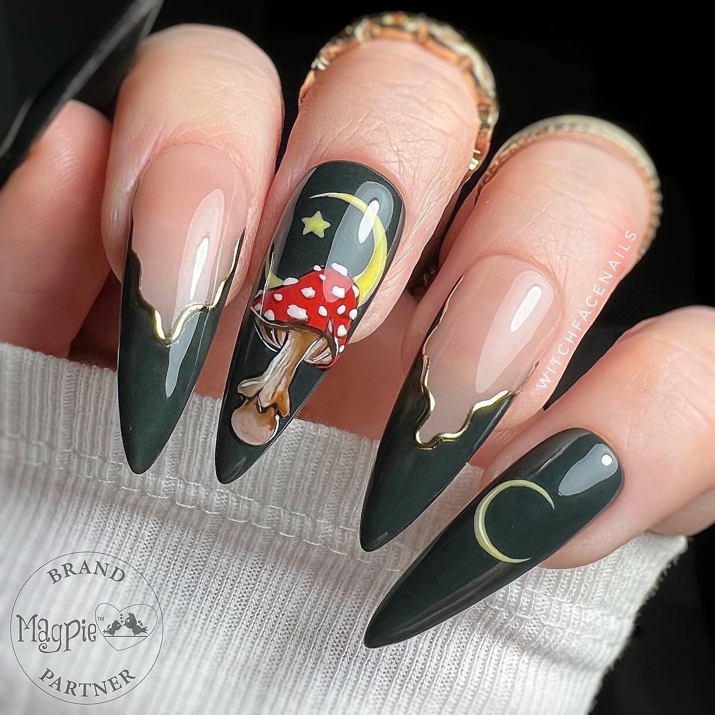 mushroom nail designs