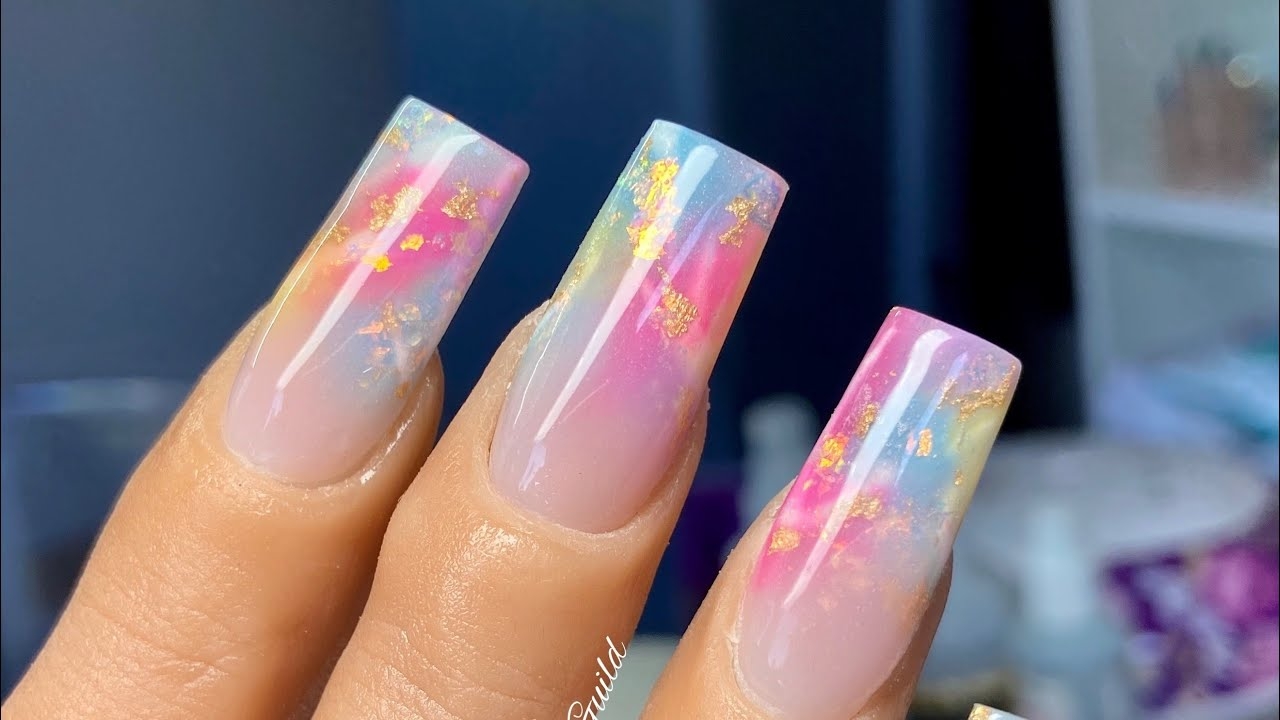 nail designs medium nails