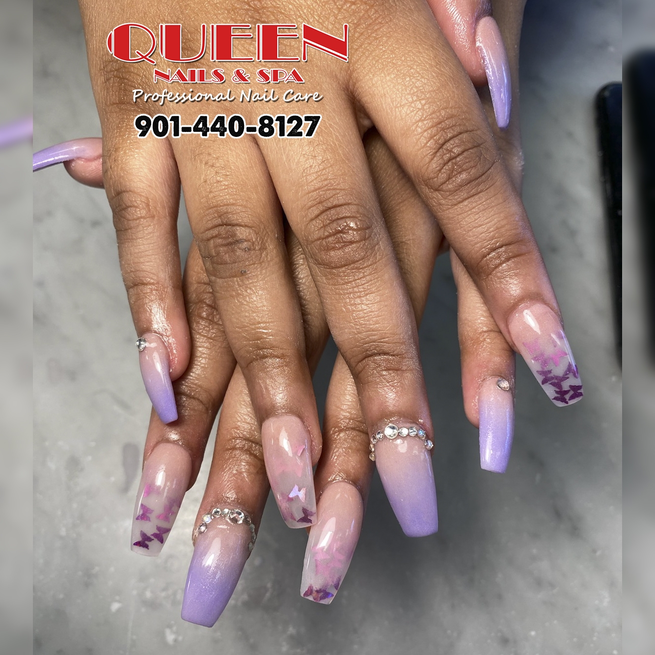 Queen Nails Spa Nail Salon 38117 East Memphis TN pt1