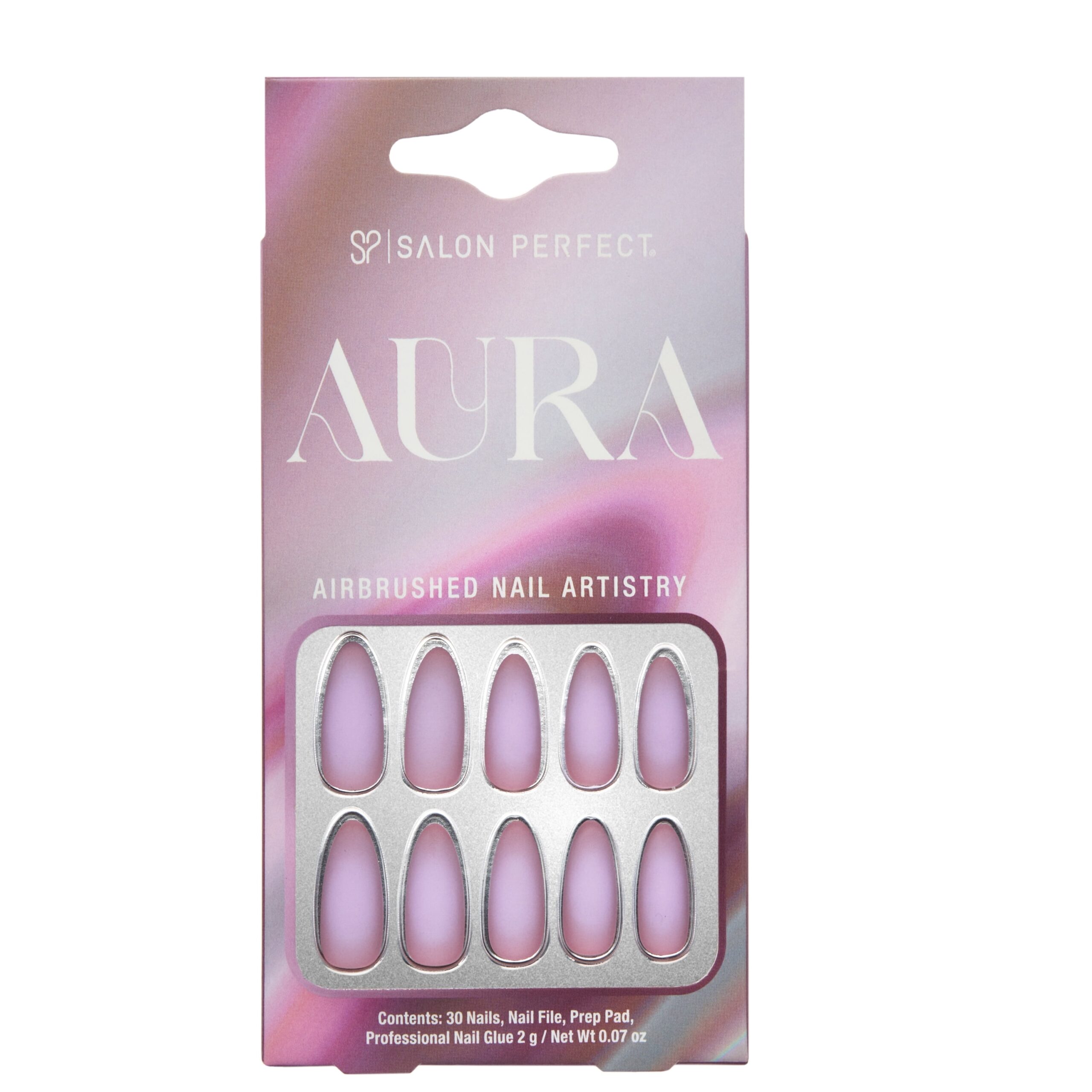 Salon Perfect Press On Nails 247 Aura Fake Nail Kit Taupe Lavender File Nail Glue Included 30 Nails Walmart Salon Perfect Press On Nails 247 Aura Fake Nail Kit Taupe Lavender File Nail Glue Included 30 Nails Walmart