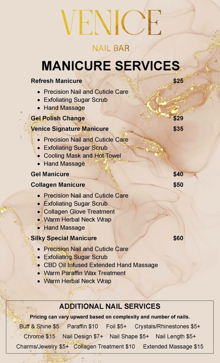 Services Venice Nail Bar