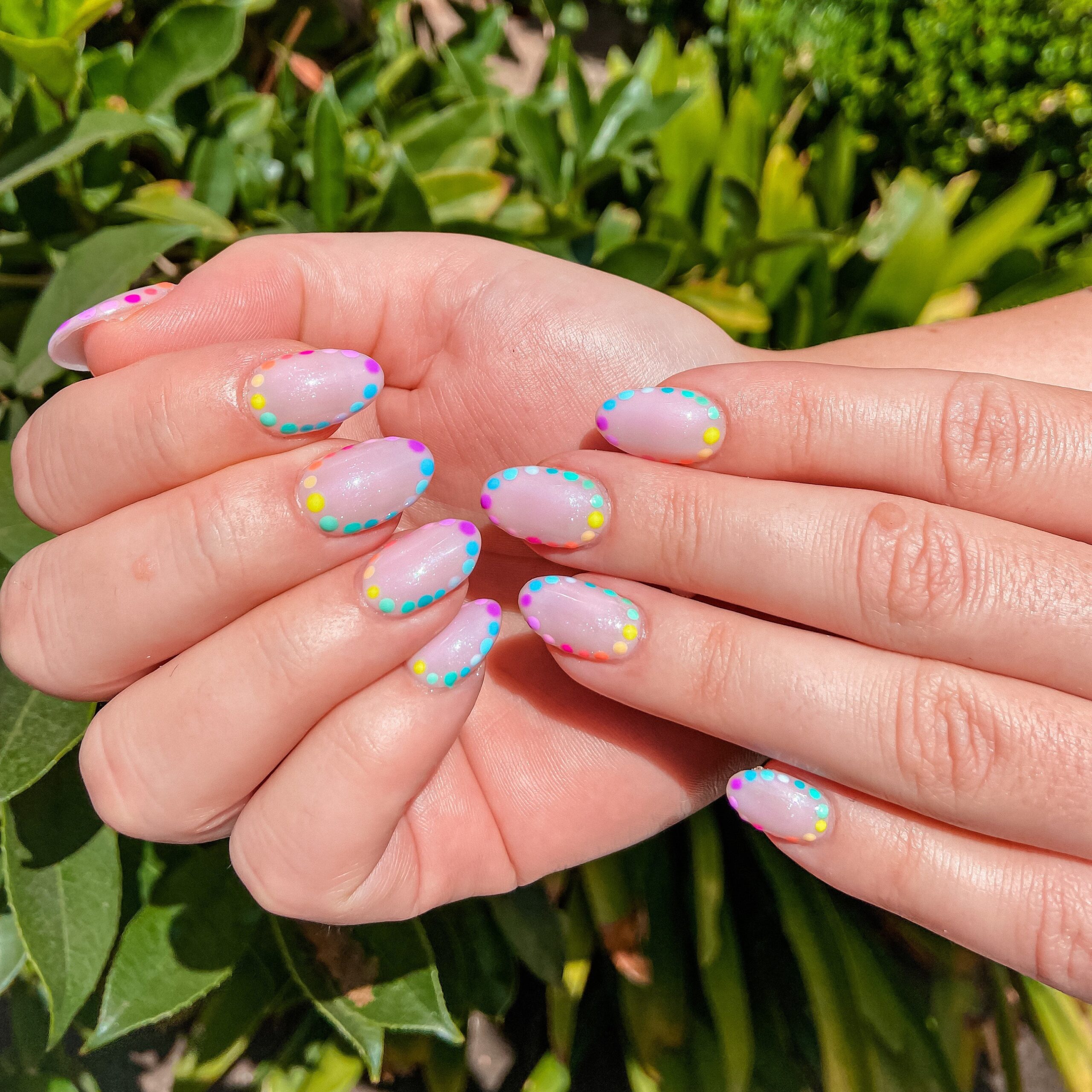 Short Round Nail Designs Etsy