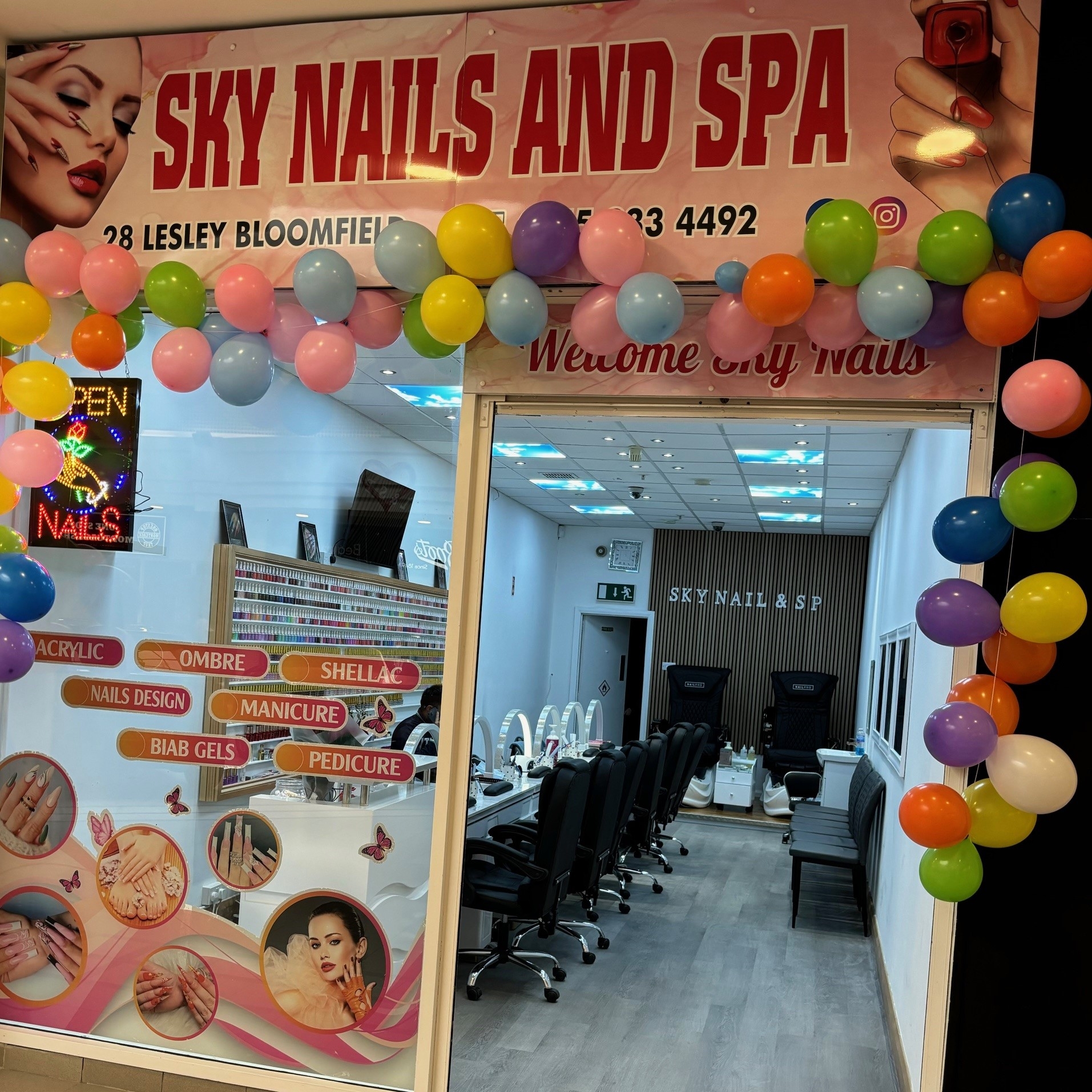 Sky Nails Spa Is NOW OPEN Lesley Bloomfield