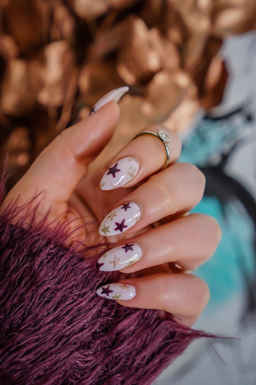 Sparkly Star Nails Manicure Of The Month Living After Midnite