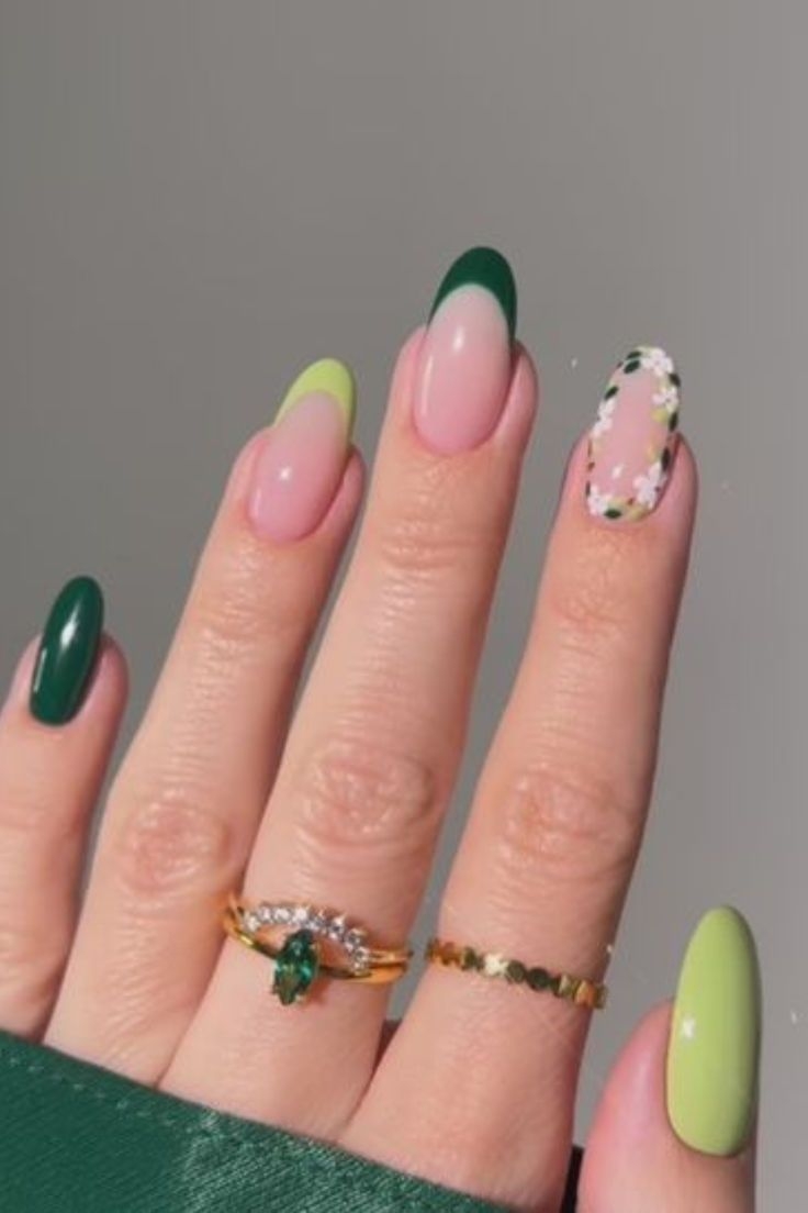St Patricks Day Nail Inspo