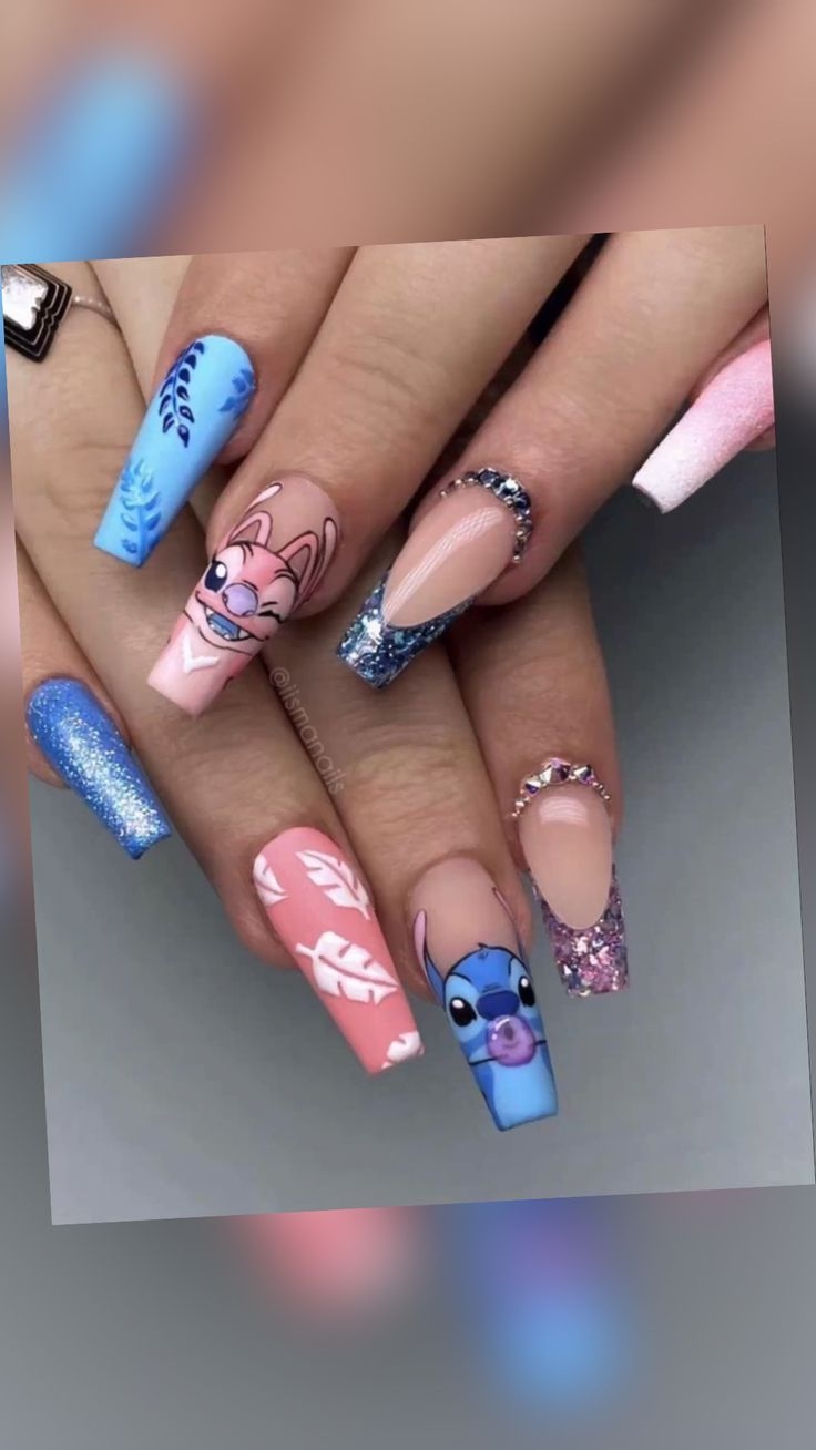 Stitch Nail Ideas 