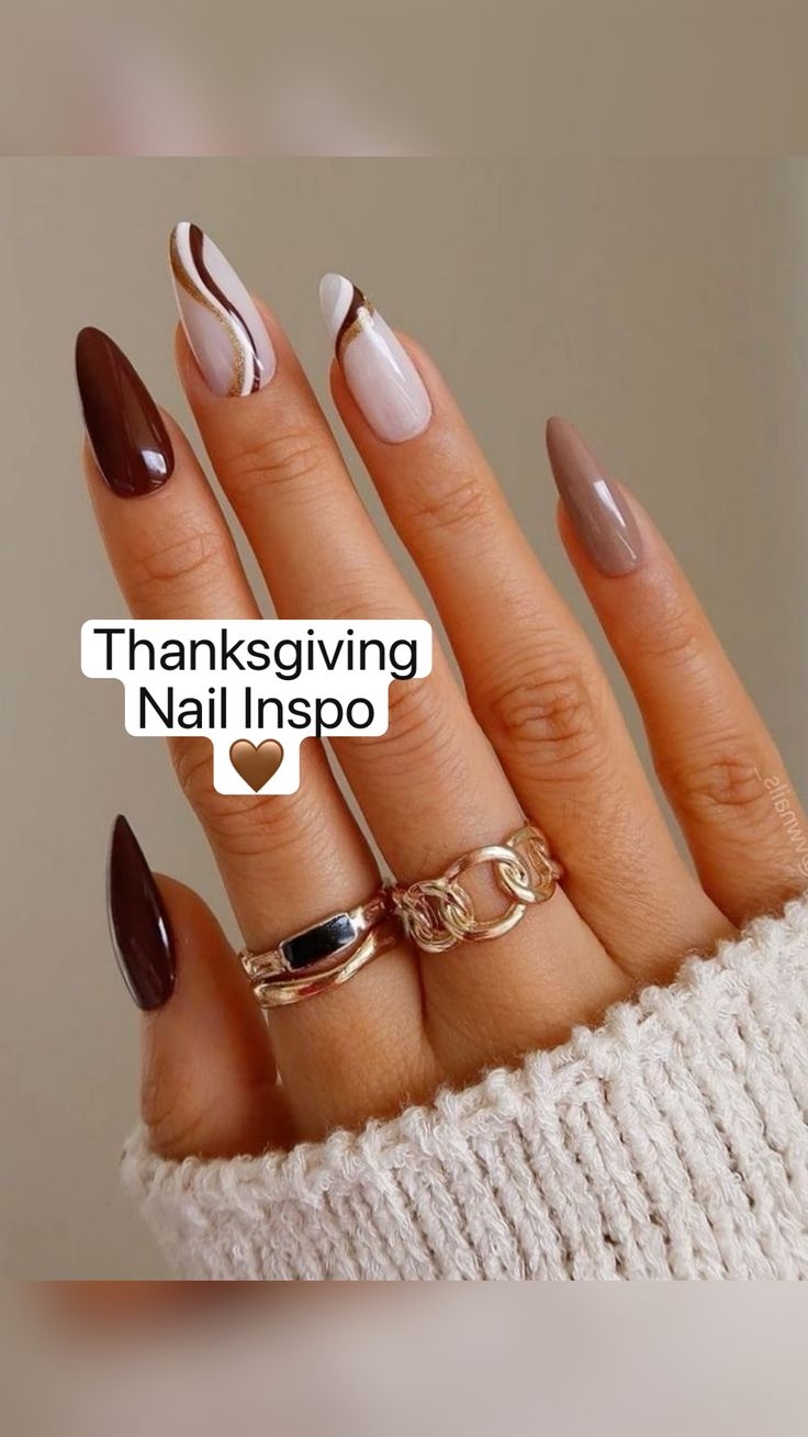 thanksgiving nail inspo