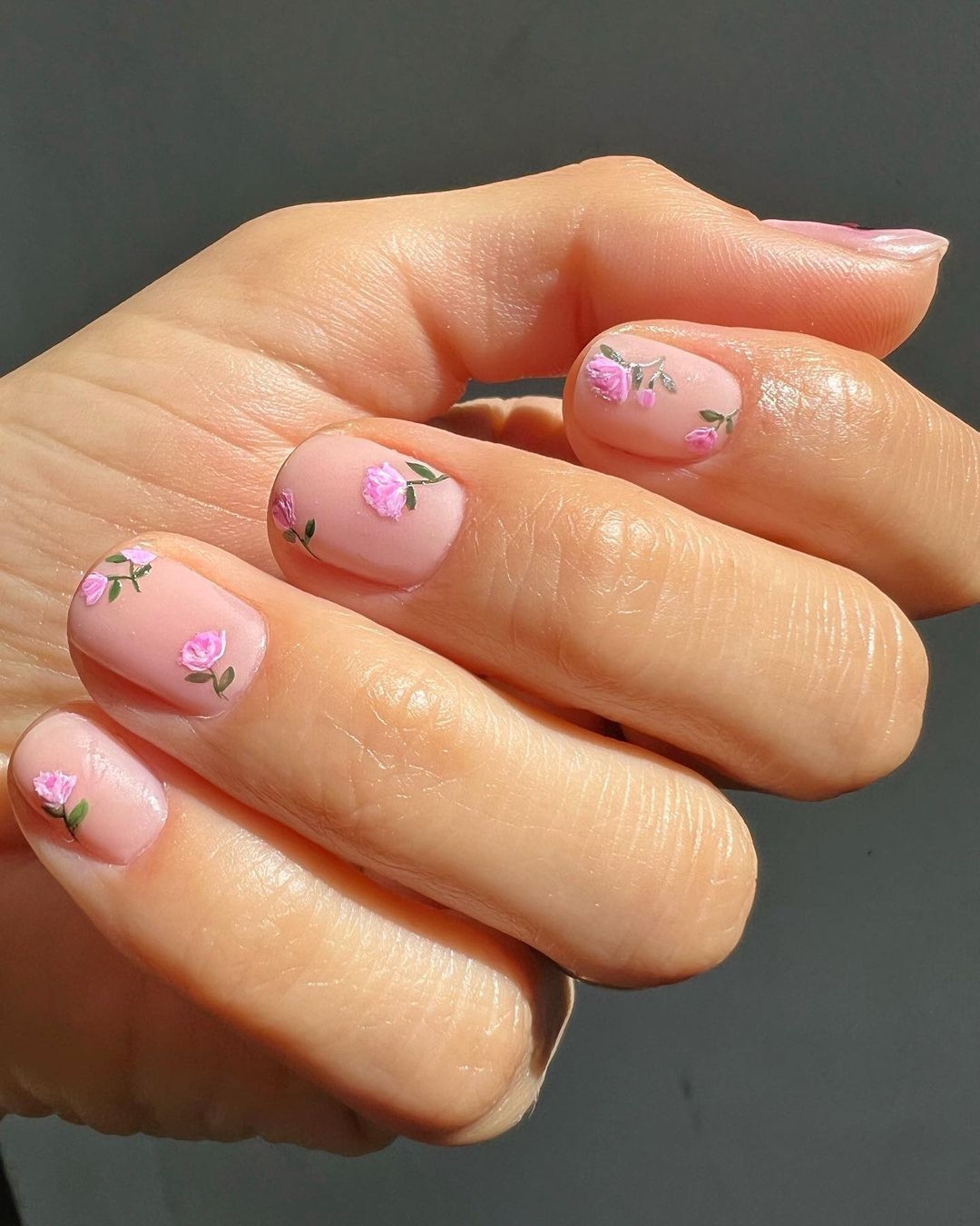 flower nail inspo