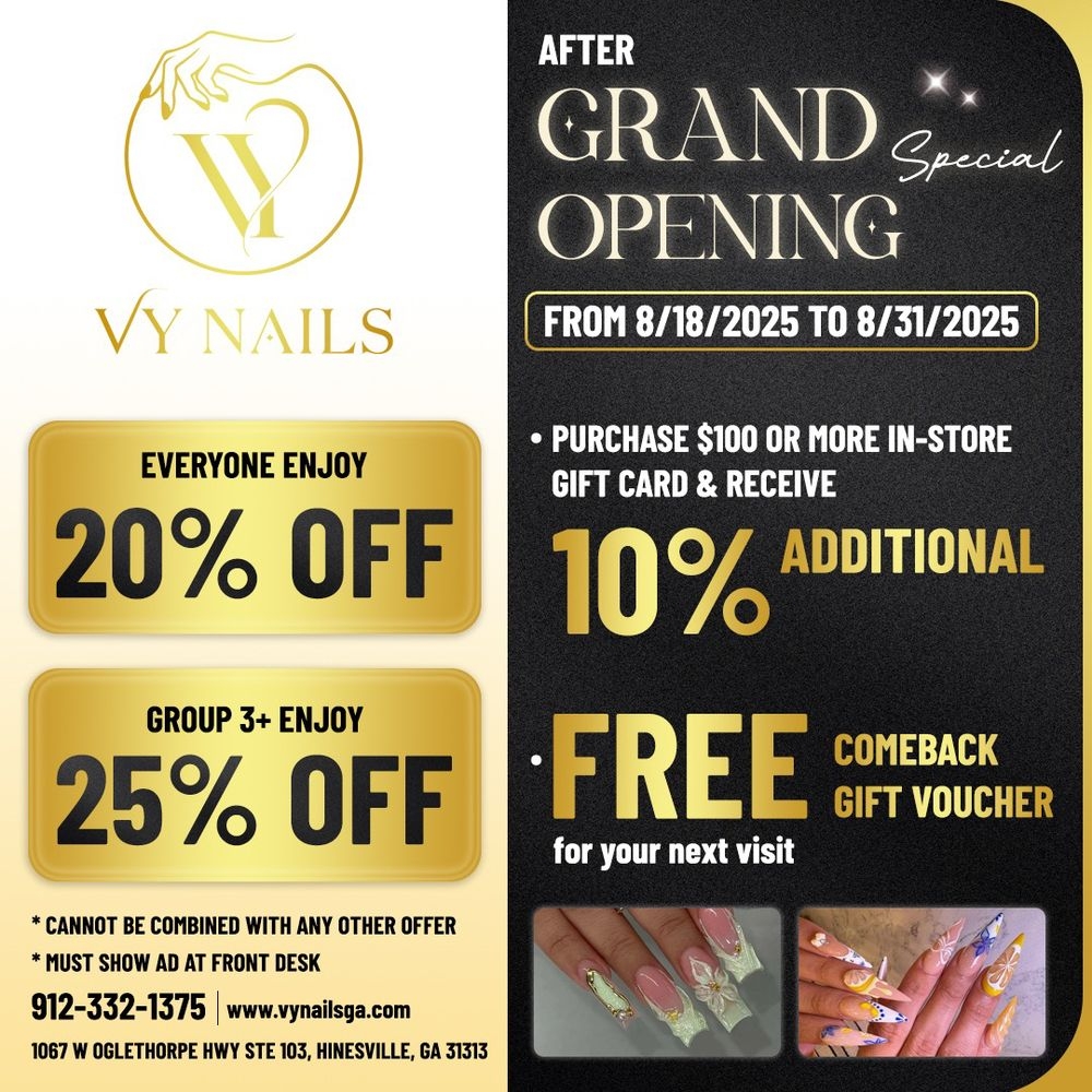 nail salon hinesville ga